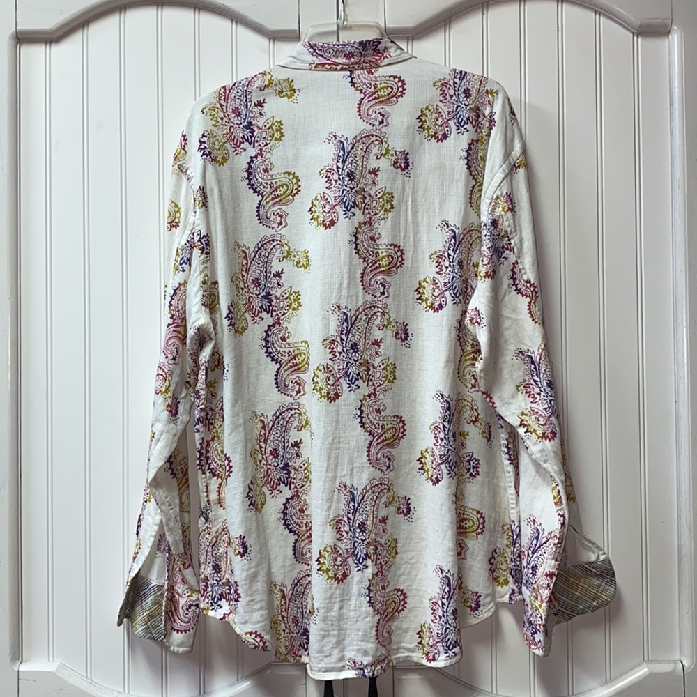 Robert Graham Multicolor Paisley Casual Button Down Shirt - Picture 2 of 11